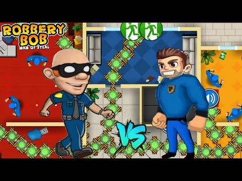 Robbery Bob | High Rise : Use Bald Guard Costume - Path By Teleportation Part 320