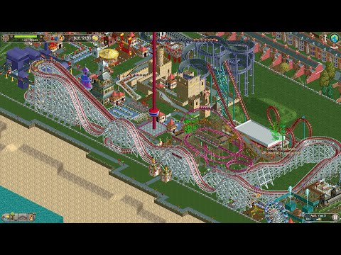 RollerCoaster Tycoon Classic - Gameplay (PC/UHD)