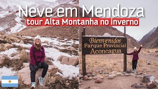 Esse é o MELHOR passeio pra se fazer em Mendoza | Tour Alta Montanha no inverno com neve