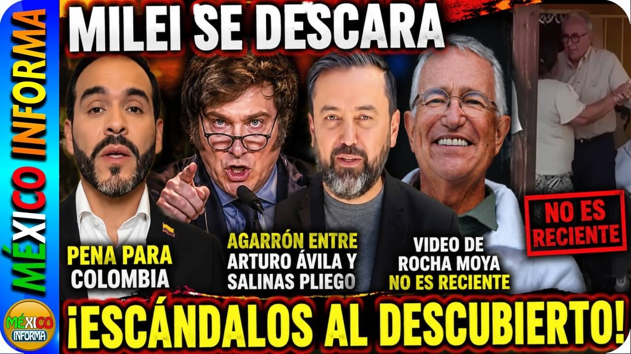 DE PENA AJENA. MILEI SIN REMEDIO. COLOMBIA VA PARA ALLÁ. ARURO ÁVILA VS S4LINAS. VIDEO DE ROCHA.