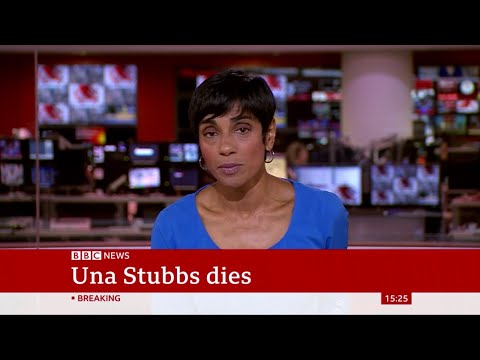 BBC News announces the death of Una Stubbs (12 August 2021)