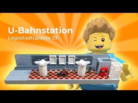 Lego-Stadt (Teil 33) Weiter geht's an der U-Bahn! – U-Bahn Teil 2