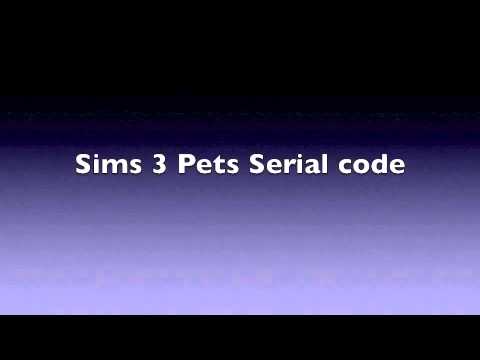 Sims 3 Pets Serial Code, 03-2021