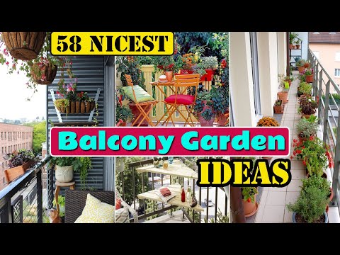 , title : '58 Nicest Balcony Garden Ideas'