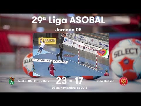 LIGA ASOBAL J08: Fraikin BM. Granollers - Bada Huesca 25-21