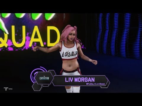 WWE 2K19 - Trish Stratus and Liv Morgan VS Maryse and Melina