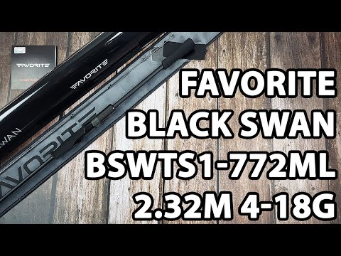 Спінінг Favorite Black Swan BSWTS1-772ML 2.32m 4-18g Fast