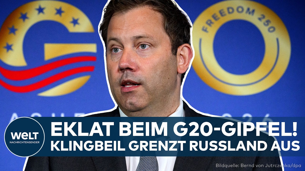 UKRAINE-KRIEG: Kein Familienfoto mit Russland! Klingbeil organisiert Boykott beim G20-Treffen