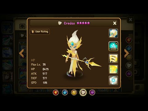 Summoners War - Eredas (light sylph) damage test
