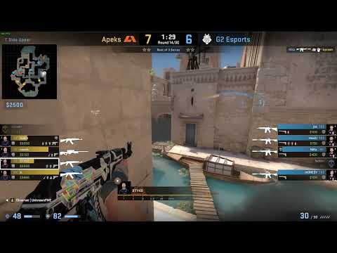 [CSGO] Anubis A Main Smoke for A Control from Apeks Styko against G2 #csgo #nades