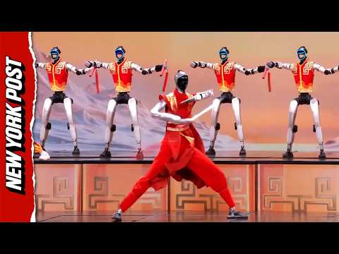 Humanoid Robots Perform in China's 2026 Lunar New Year Gala
