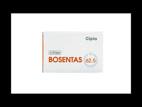 Bosentan bosentas 62.5 mg tablets, cipla ltd, packaging type...