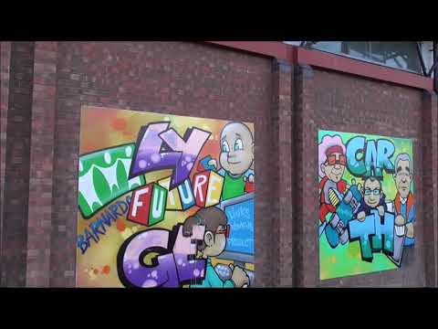 Hanwwod Centre Wall Mural Tullycarnet