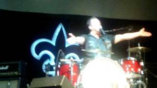 Cowboy Mouth : Fred accouncing the start of the 2011 official mardi gras tour.