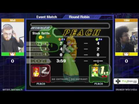 Event Match 9: Widl (Peach) vs 1BM (Peach) - Singles Pools