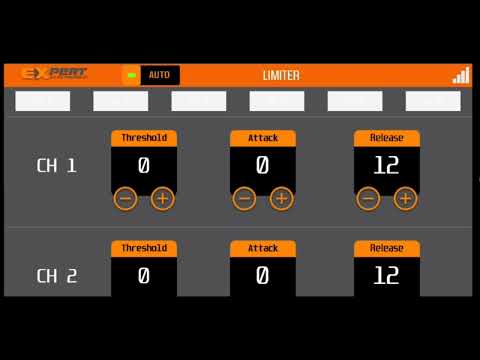 Procesadores Expert X-Air: Configuración y funciones