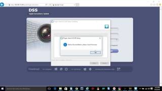 DSS Login as admin