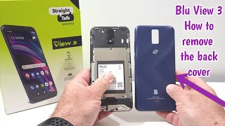 Blu View 3 - How to remove the back cover