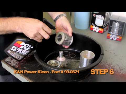 K&N Stainless Steel Washable and Reusable Oil Filters