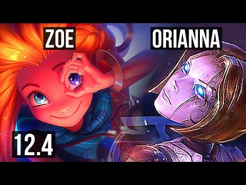 ZOE vs ORIANNA (MID) | 10/1/7, 67% winrate, Godlike | KR Master | 12.4