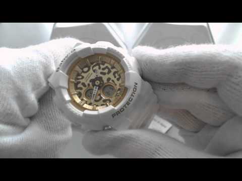 White Casio Baby G Digital Analog Watch BA120LP-7A2