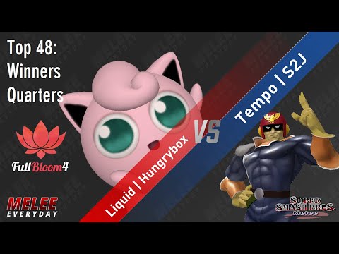 Full Bloom 4 - Liquid | Hungrybox (Jigglypuff) vs. Tempo | S2J (Captain Falcon) - SSBM