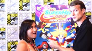 Anais Fairweather (Supergirl) interview for DC Super Hero Girls video