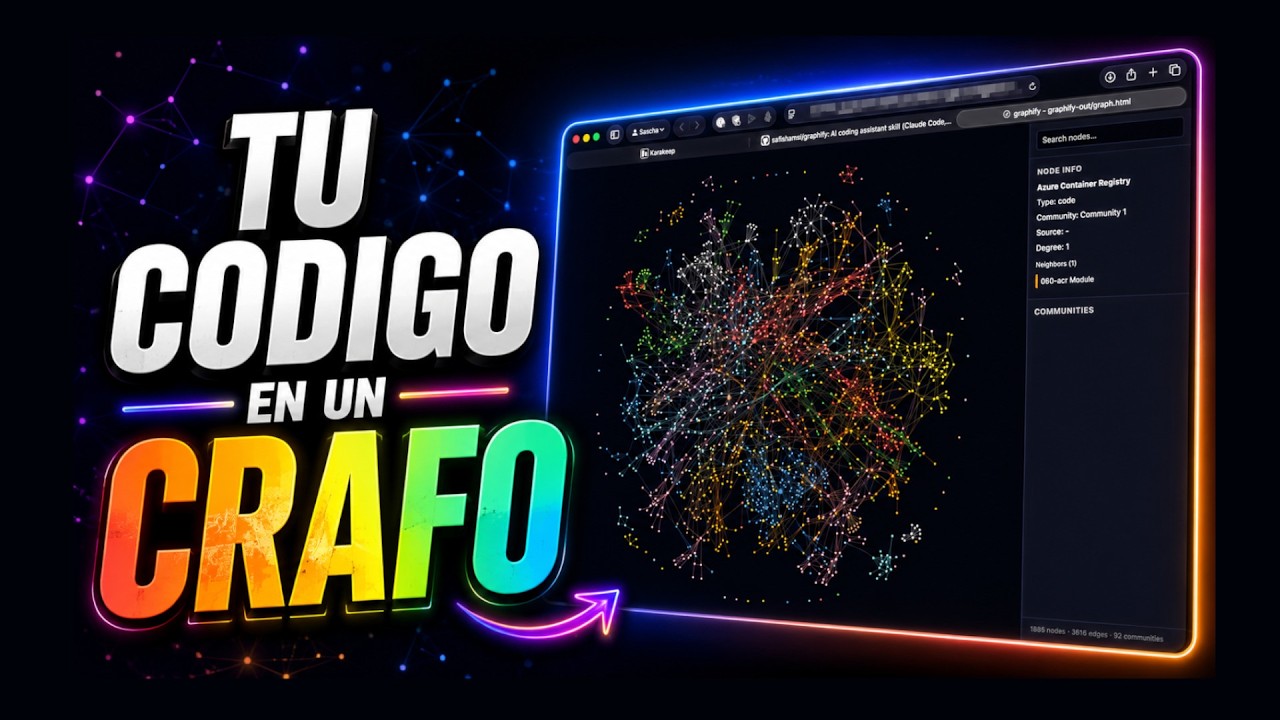 Graphify: Convierte TODO tu código en un Grafo de Conocimiento (y consulta sin leer archivos)