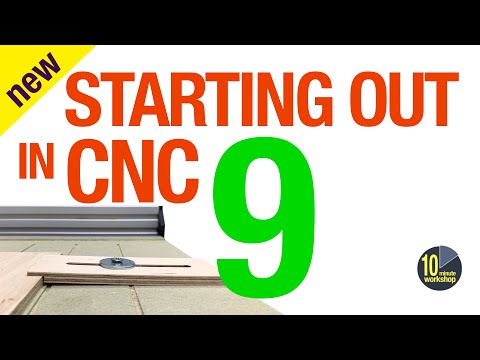 Starting out in CNC P9 First job hold downs video 393