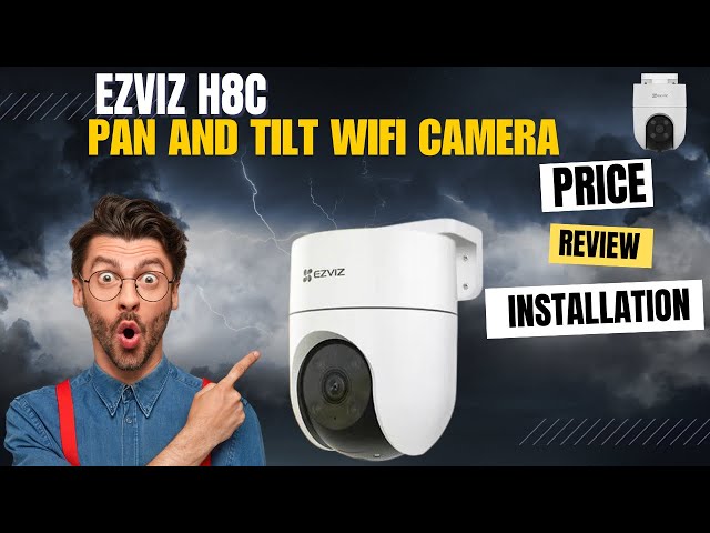 EZVIZ H8c+ 2K 5MP – كاميرا مراقبة خارجية متحركة