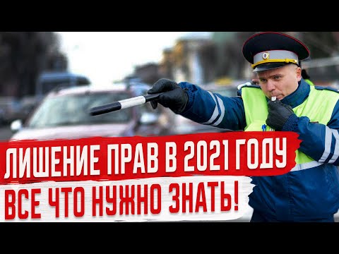 За что Лишают Водительских Прав в 2021 году? [Езда без прав и как Вернуть Права]