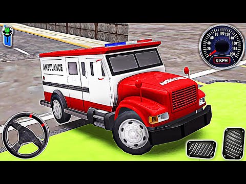 Ambulance Rescue Rush Sim 3D - Emergency VAN Stunt Driving Game | Android Gameplay
