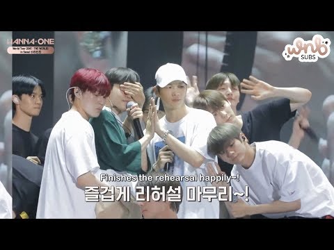 [ENG SUB] 180617 Wanna One - World Tour in Seoul Behind by WNBSUBS