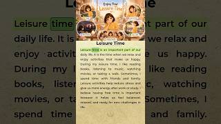 Leisure Time 🎧 | Simple English Topic  #learnenglish #englishpractice