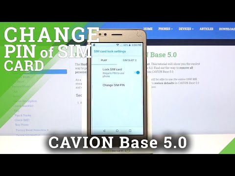 How to Set Up SIM PIN on SIM Card in CAVION Base 5.0 – Add SIM PIN