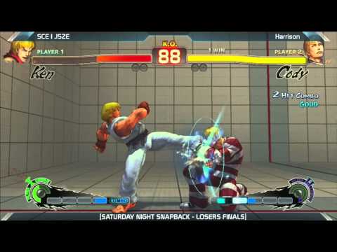 SSF4: Harrison vs SCE | JSZE - Losers Finals - Saturday Night Snapback 6.3