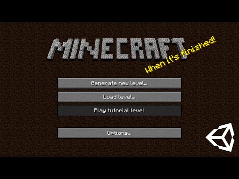 MINECRAFT MENU in Unity - Tutorial