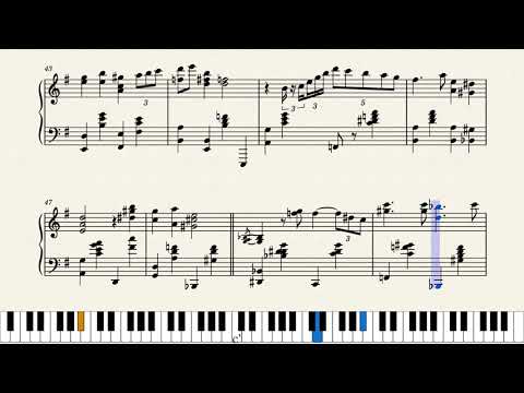 Thelonious Monk "Darn That Dream" solo piano transcription
