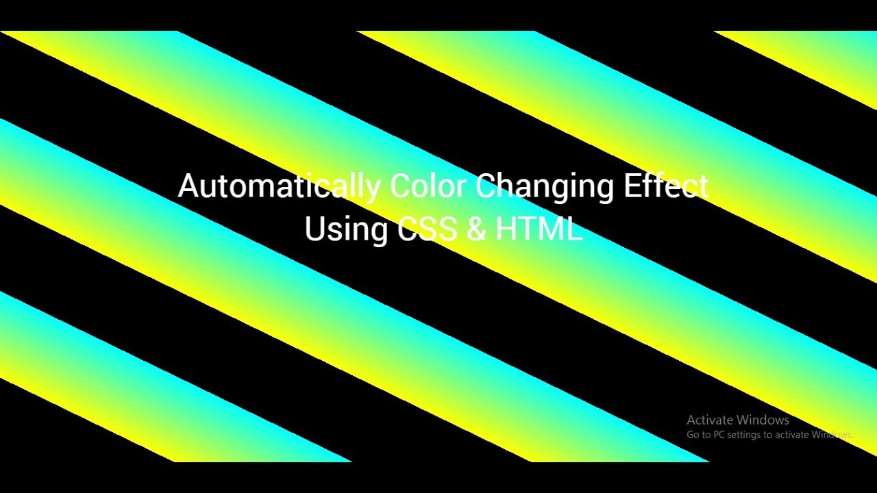Create Background Color Changing  using HTML & CSS | CSS Tutorial By BK Tutorial
