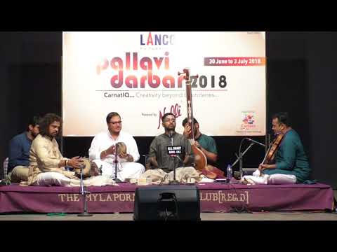 Grand Pallavi Darbar spl Concert  l Abhishek Raghuram l Carnatica & Sri Parthasarathy Swami Sabha