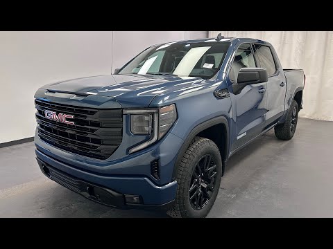 2026 GMC Sierra 1500 Crew Cab Short Box 4-Wheel Drive Elevation in Blue for sale at Davis GMC Buick Lethbridge in Lethbridge, AB