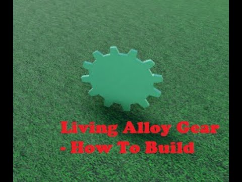 Factory Simulator Roblox - How to build - Tier 3 [Compressed] - Living Alloy Gear