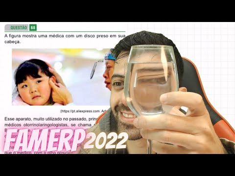 FAMERP 2022 Q68 - A figura mostra uma médica com um disco preso em sua cabeça