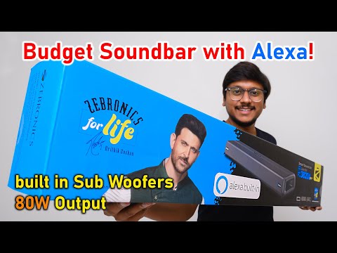 Powerful Soundbar with Alexa on Budget... Zeb Juke Bar 3820A Pro Review! 🔥