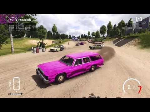 Next Car Game: Wreckfest Walkthrough Part 19 - "National Amateurs: Battle Royale"