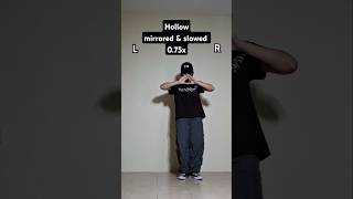 Hollow tutorial (mirrored & slowed 0.75x) #straykids #skz #스트레이키즈 #스키즈 #スキズ #dance #kpop #tutorial