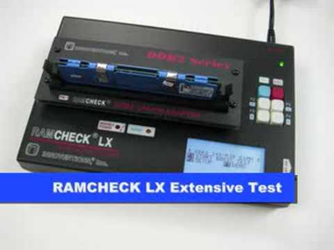 DDR3 DDR2 Memory Tester: RAMCHECK LX