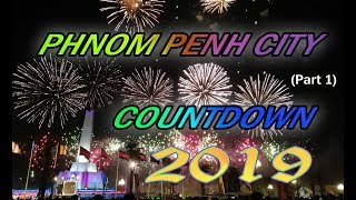 preview picture of video 'Happy new year 2019 firework at Win win monument Phnom Penh (Part 1)'