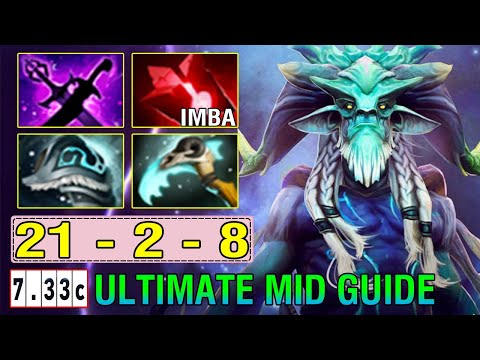 ULTIMAGE MID GUIDE [Leshrac] Deleted Storm Spirit - The Most AGGRESSIVE 21Kill 30Min Game Dota2