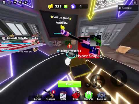 Unboxed the hyper sniper (roblox rivals)